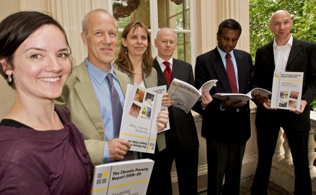 Managing Editors and Authors of the Chronic Poverty Report 2008-09 with Dr Salil Shetty